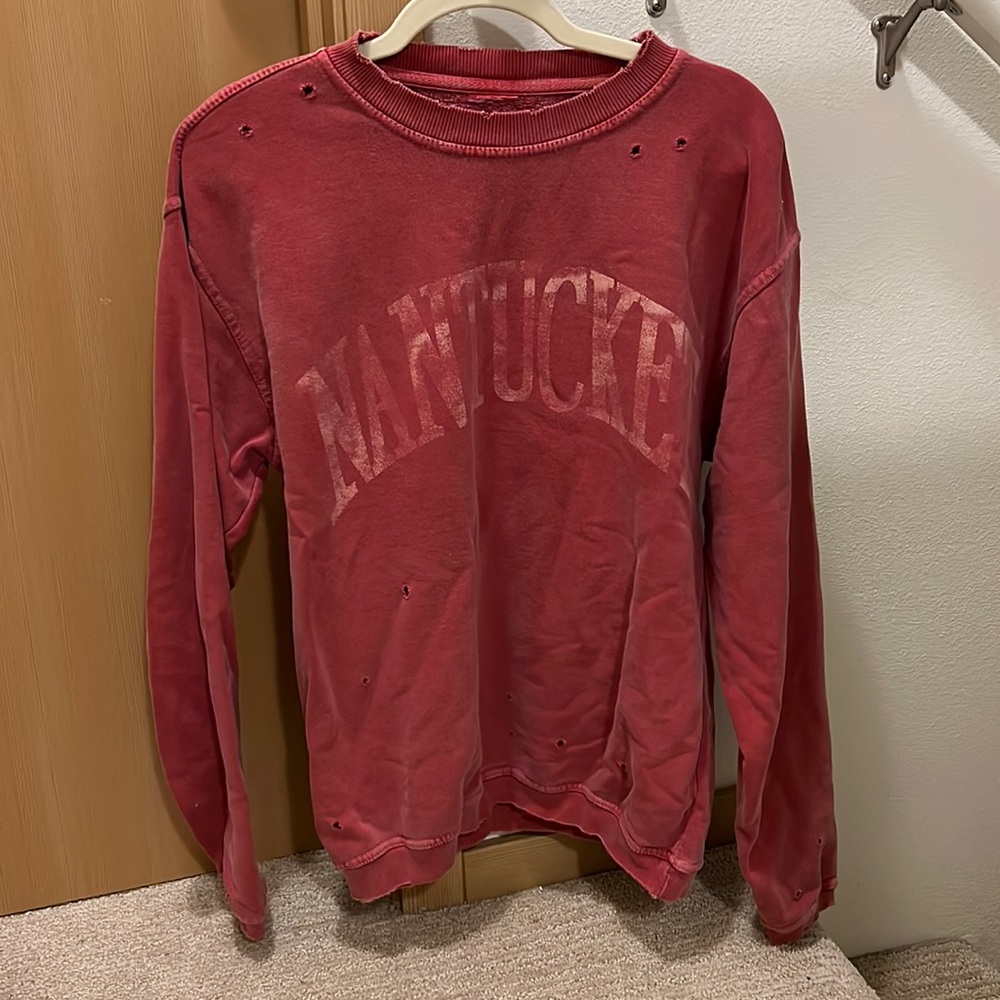 thrifted vintage Nantucket pull over